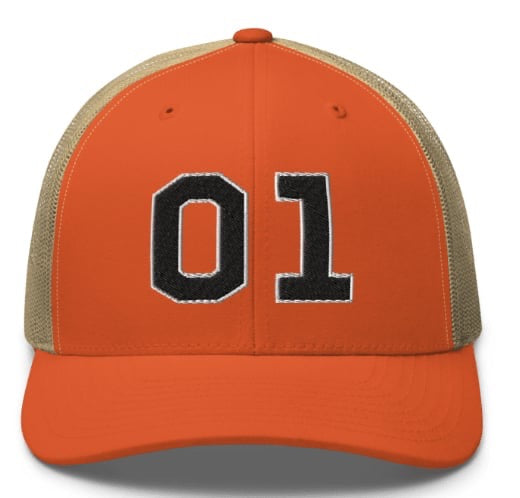 GENERAL LEE 01 Mesh Trucker Cap ORANGE