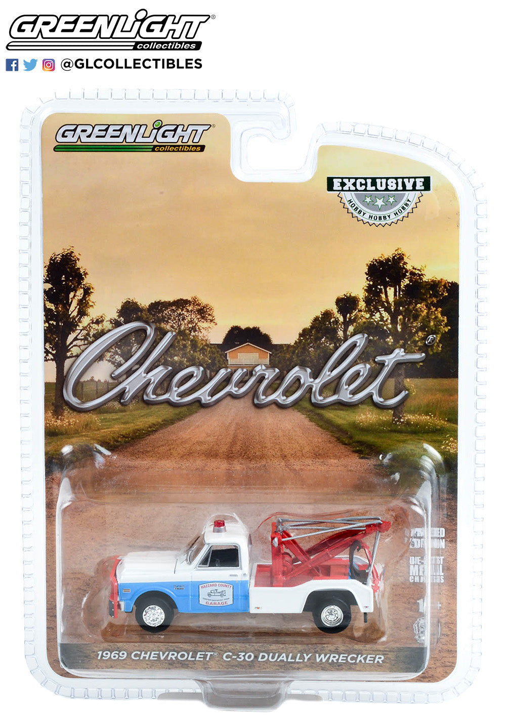 1:64 1969 Chevy C-30 COOTER'S TOW TRUCK HAZZARD COUNTY GARAGE **RETIRED ITEM**