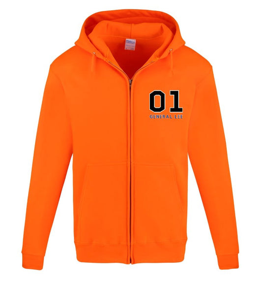 GENERAL LEE 01 Zipper Hoodie