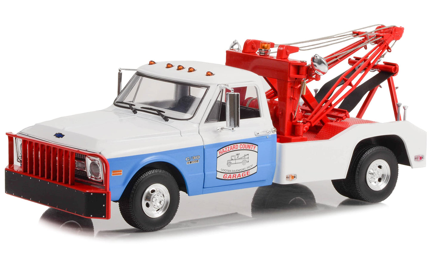 1:18 1969 Chevrolet C-30 Dually Wrecker - Hazzard County Garage Preorder August 2024