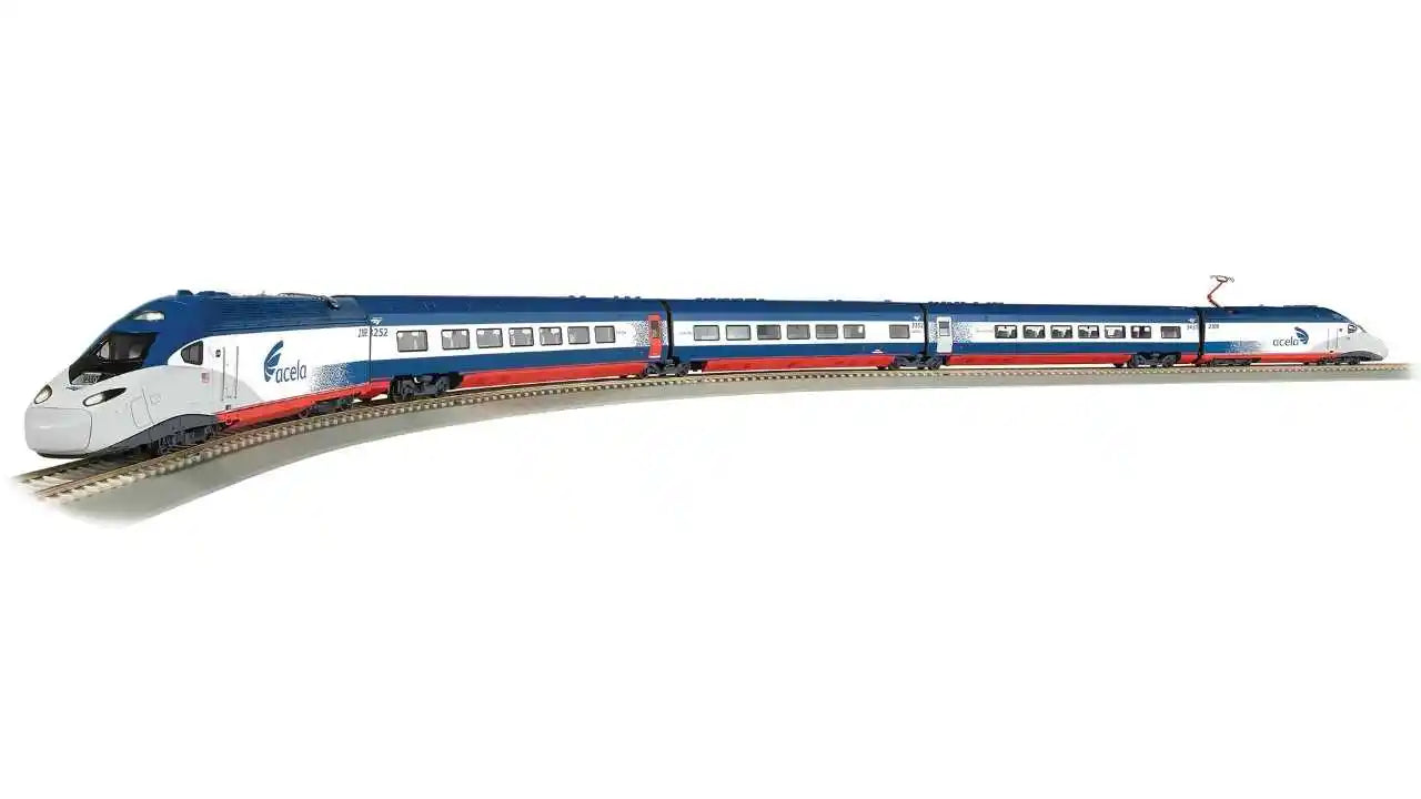 BACHMANN 01206 HO SPECTRUM AMTRAK ACELA II STARTER TRAIN SET