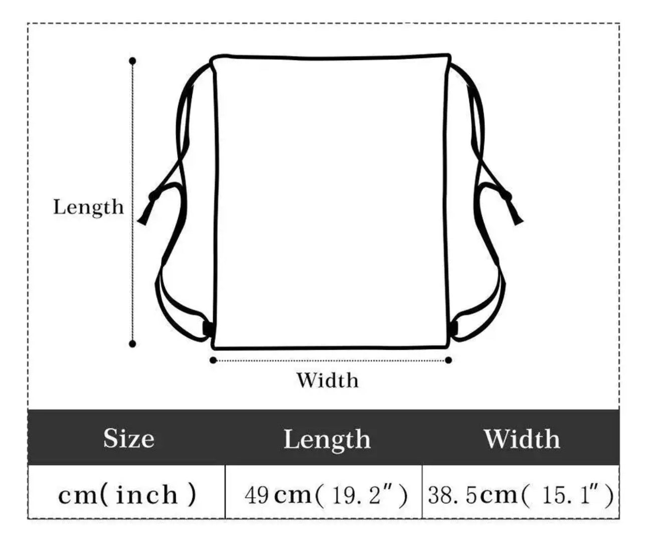 Dukes of Hazzard "General Lee" Drawstring Bag