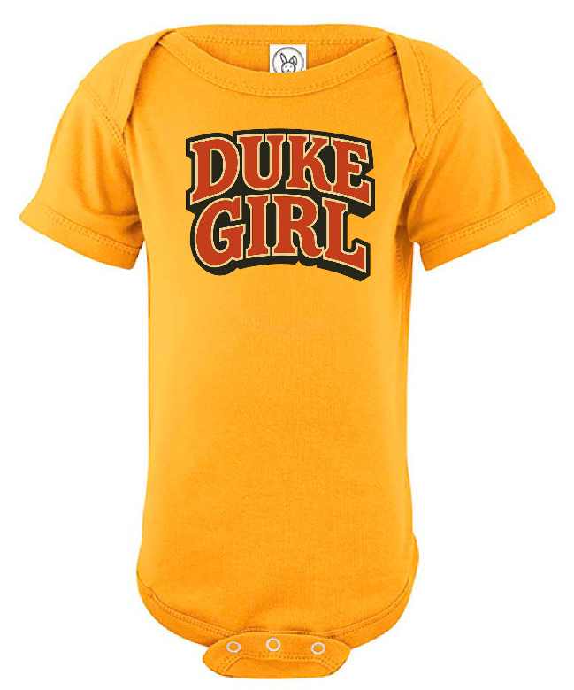 Duke Girl Rabbit Skins 4400 Infant Baby Rib Bodysuit