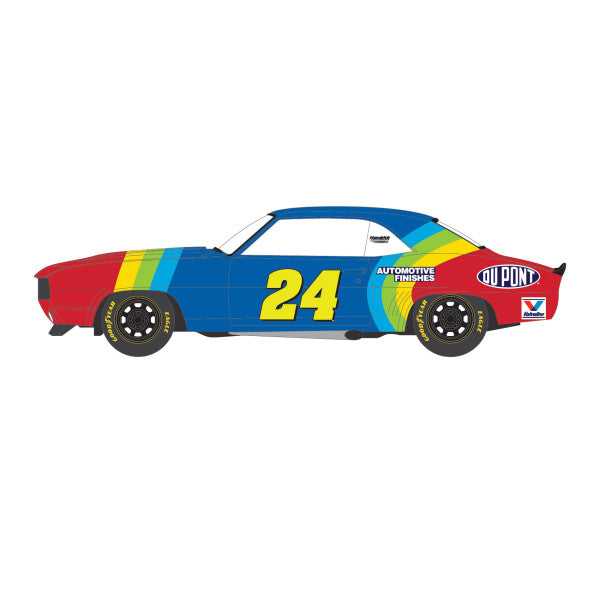 1:64 1969 雪佛兰科迈罗 - Jeff Gordon / Hendrick Motorsports 首次胜利致敬 - 1994 年 5 月 29 日 - 北卡罗来纳州夏洛特(爱好独家)预购 2024 年 3 月