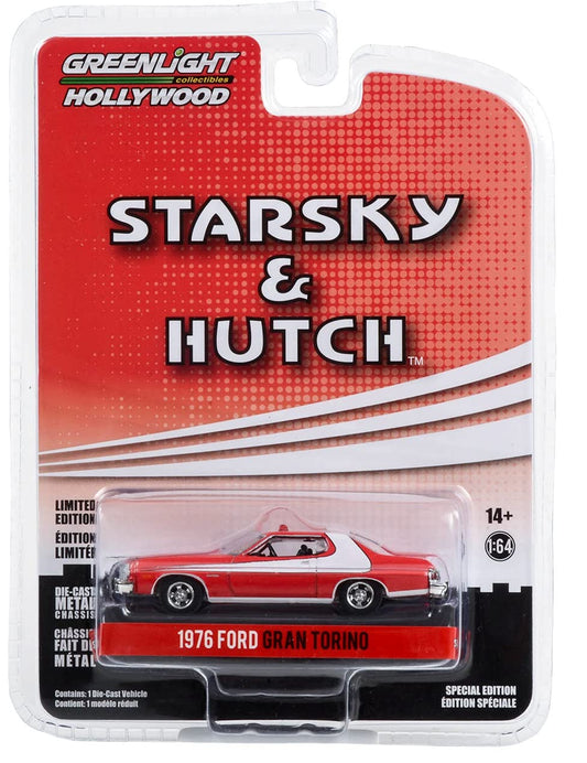 1:64 Starsky & Hutch 1976 福特 Gran Torino 坠毁版