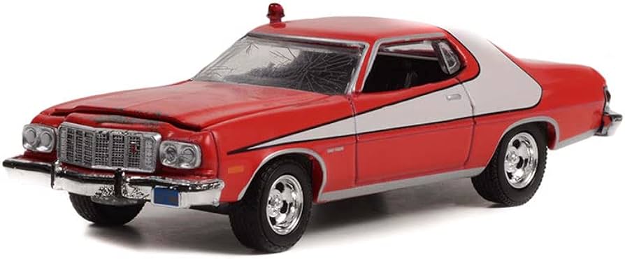 1:64 Starsky & Hutch 1976 Ford Gran Torino Crashed Version