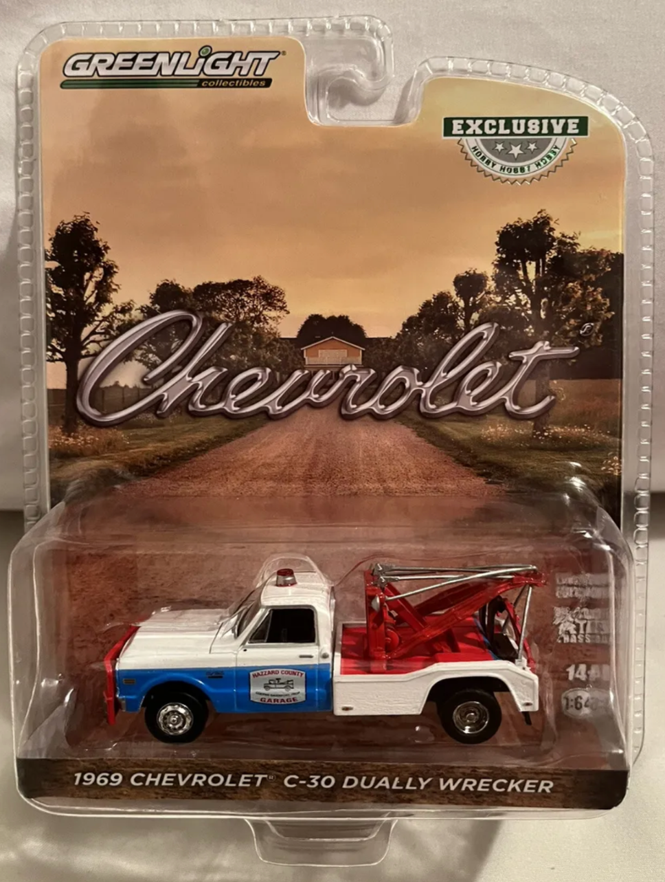 1:64 1969 Chevy C-30 COOTER'S TOW TRUCK HAZZARD COUNTY GARAGE **RETIRED ITEM**