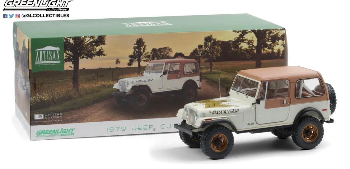 1:18 DAISY DUKE's Dixie Jeep CJ-7 Golden Eagle