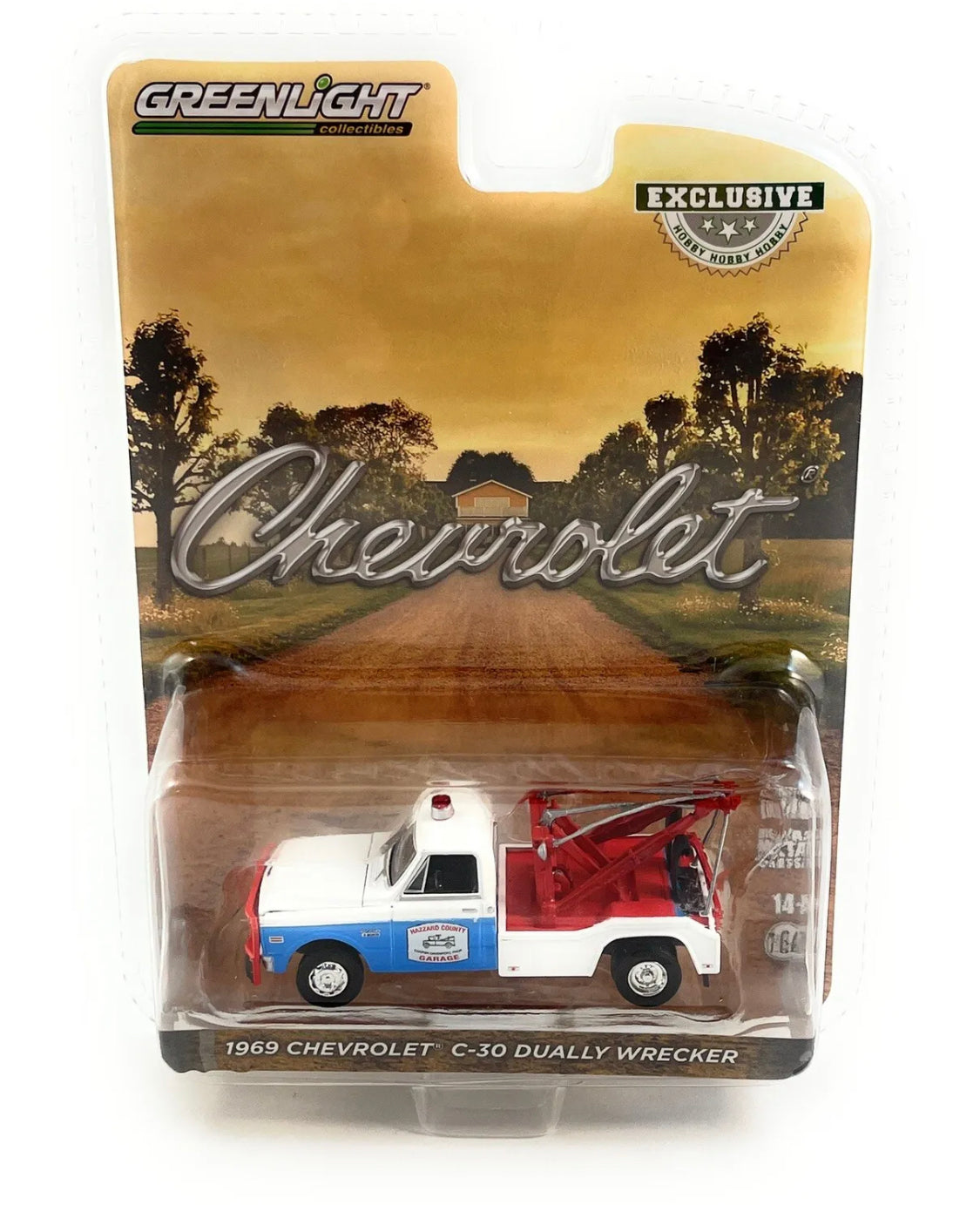 1:64 1969 Chevy C-30 COOTER'S TOW TRUCK HAZZARD COUNTY GARAGE **RETIRED ITEM**