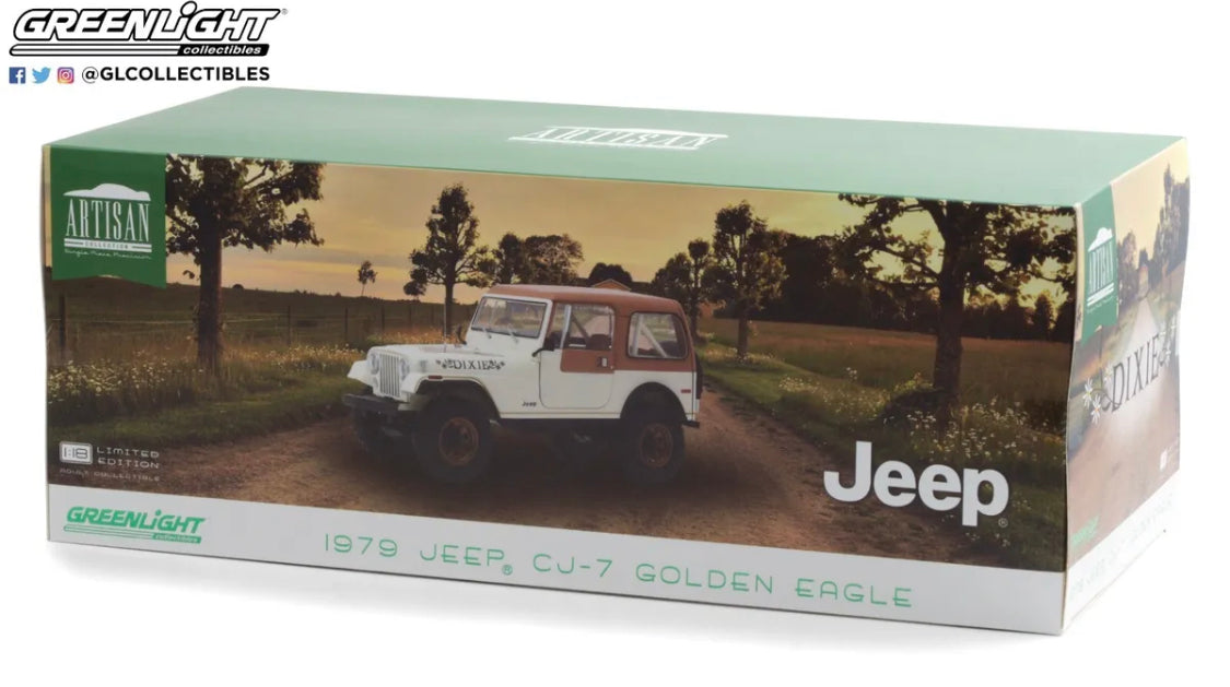 1:18 DAISY DUKE's Dixie Jeep CJ-7 Golden Eagle
