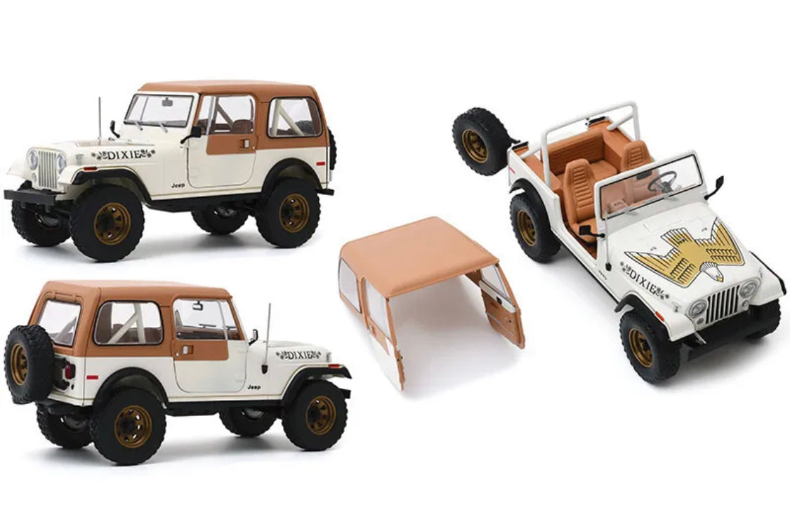 1:18 DAISY DUKE's Dixie Jeep CJ-7 Golden Eagle