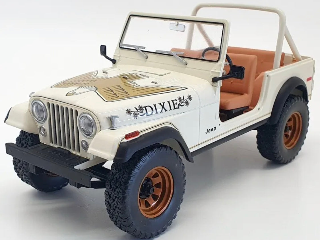 1:18 DAISY DUKE's Dixie Jeep CJ-7 Golden Eagle