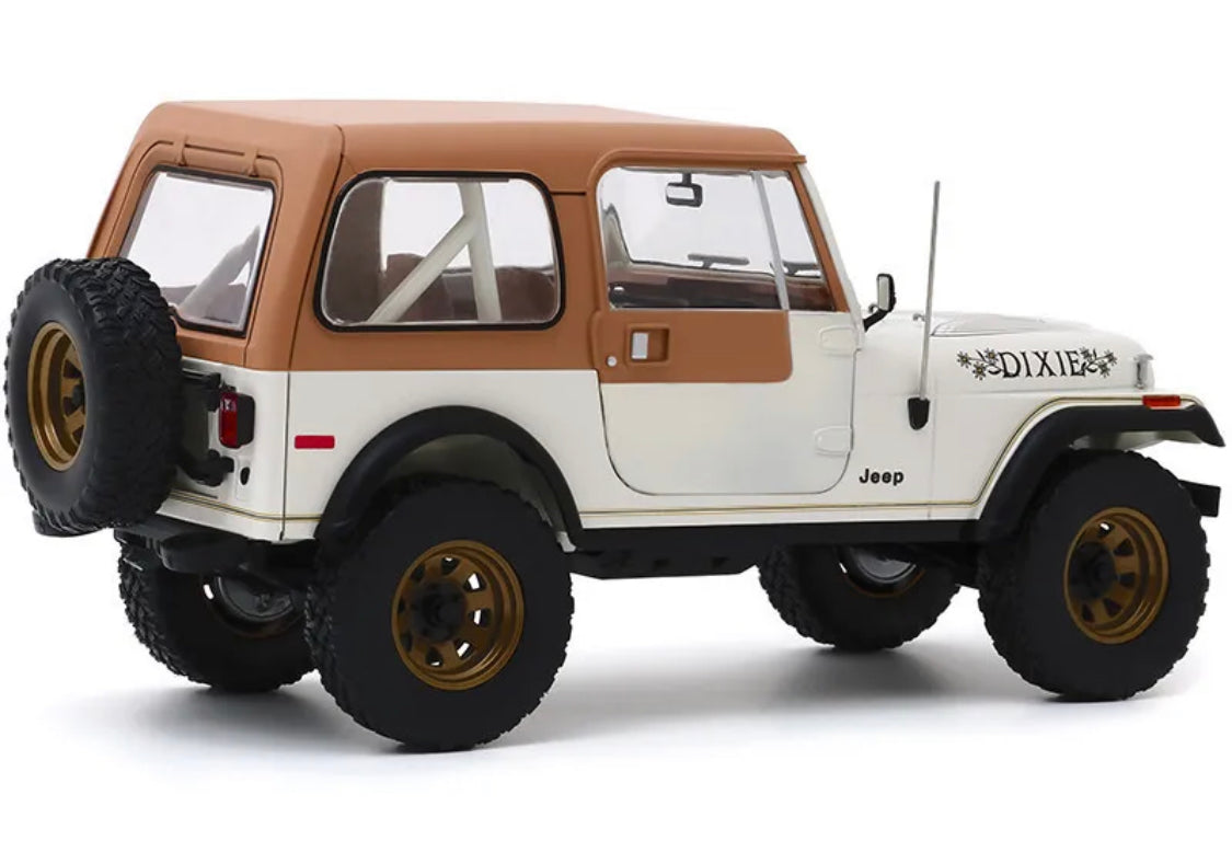 1:18 DAISY DUKE's Dixie Jeep CJ-7 Golden Eagle