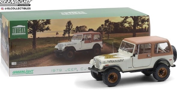 1:18 DAISY DUKE's Dixie Jeep CJ-7 Golden Eagle