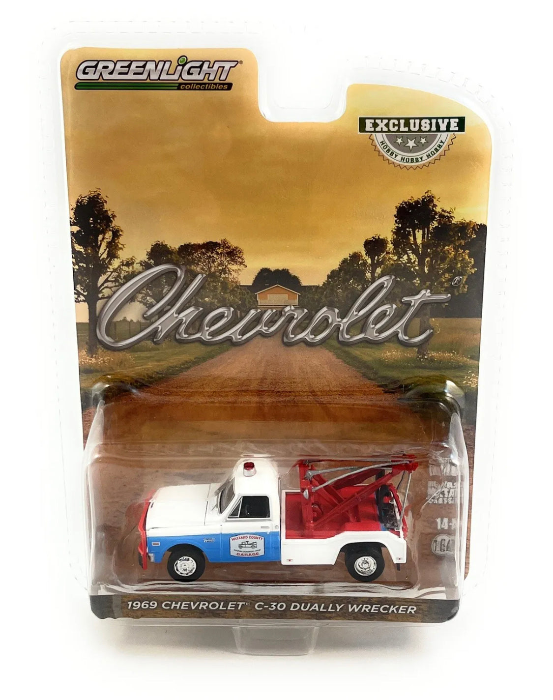 1:64 1969 Chevy C-30 COOTER'S TOW TRUCK HAZZARD COUNTY GARAGE **RETIRED ITEM**