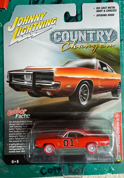 1/64 GENERAL LEE Johnny Lightning (New England Dukes Exclusive)