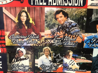 Byron Cherry’s Personal Cooter’s Place 25th Anniversary Poster CAST AUTOGRAPHED