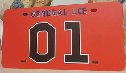GENERAL LEE 01 NOVELTY LICENSE PLATE