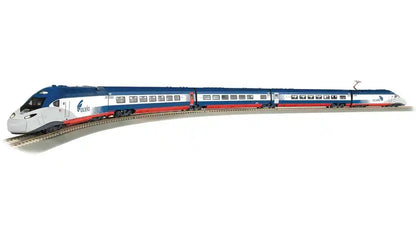 BACHMANN 01206 HO SPECTRUM AMTRAK ACELA II STARTER TRAIN SET
