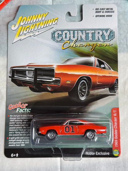 1/64 GENERAL LEE Johnny Lightning (New England Dukes Exclusive)