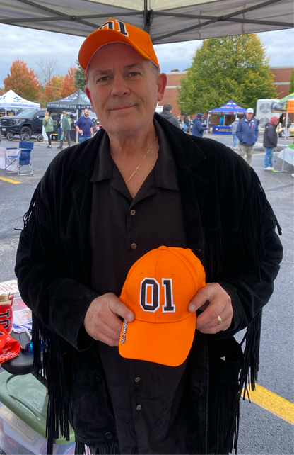 General Lee Baseball Cap Autographed by Chris Hensel AKA Jeb Stuart Duke