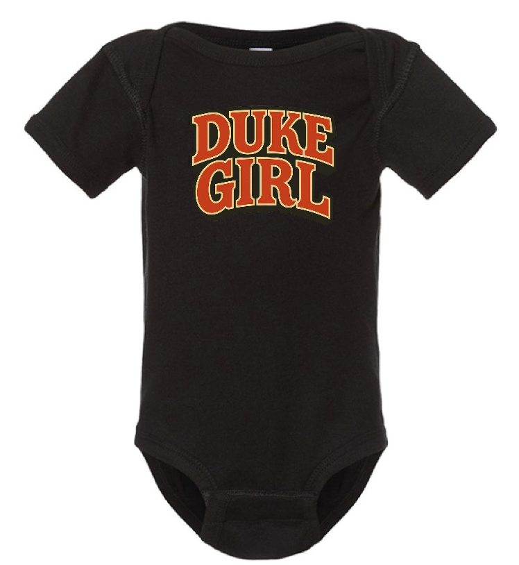 Duke Girl Rabbit Skins 4400 Infant Baby Rib Bodysuit