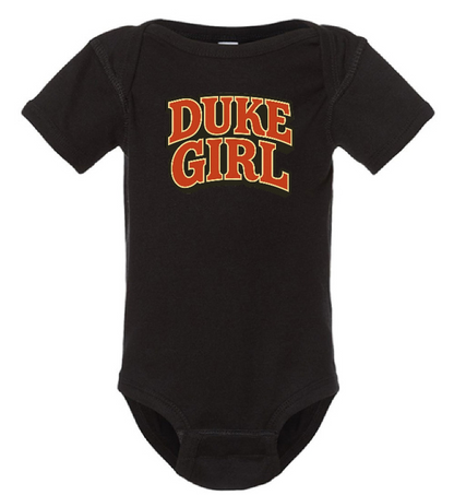 Duke Girl Rabbit Skins 4400 Infant Baby Rib Bodysuit