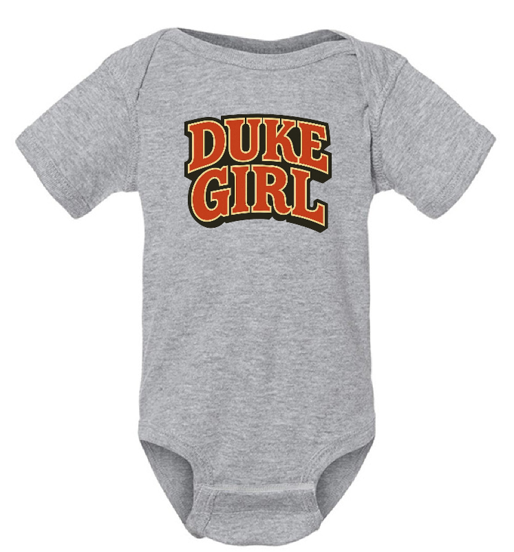 Duke Girl Rabbit Skins 4400 Infant Baby Rib Bodysuit
