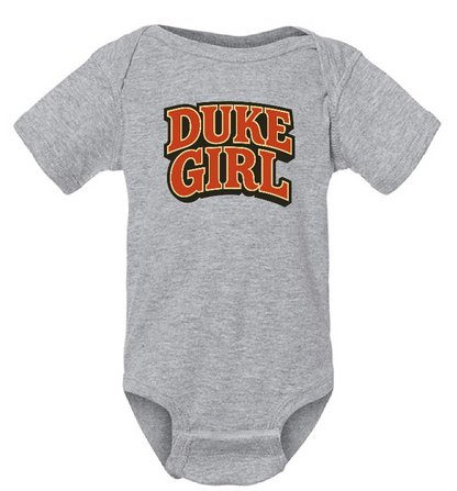 Duke Girl Rabbit Skins 4400 Infant Baby Rib Bodysuit