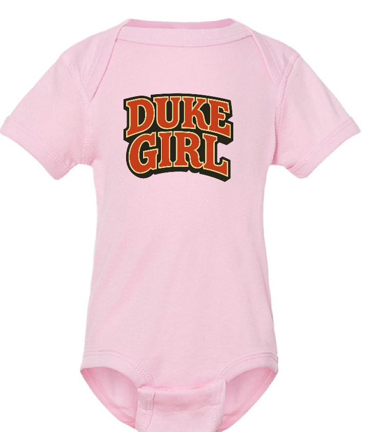 Duke Girl Rabbit Skins 4400 Infant Baby Rib Bodysuit