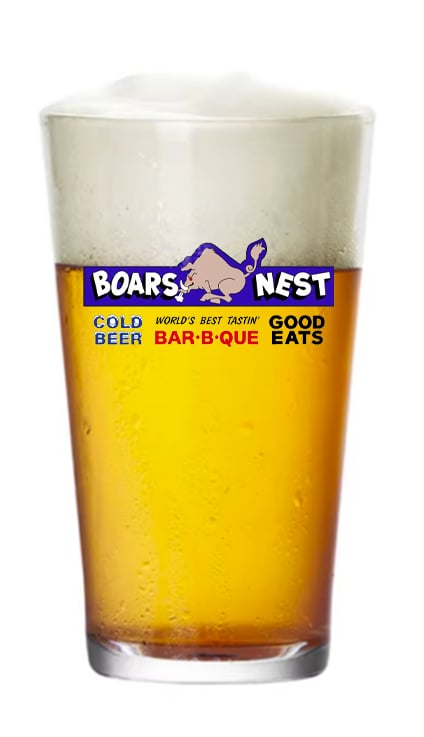 Boars Nest Pilsner Glass LIMITED EDITION preorder