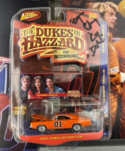 Coy Duke Autographed 1:64 General Lee Johnny Lightning Series 4