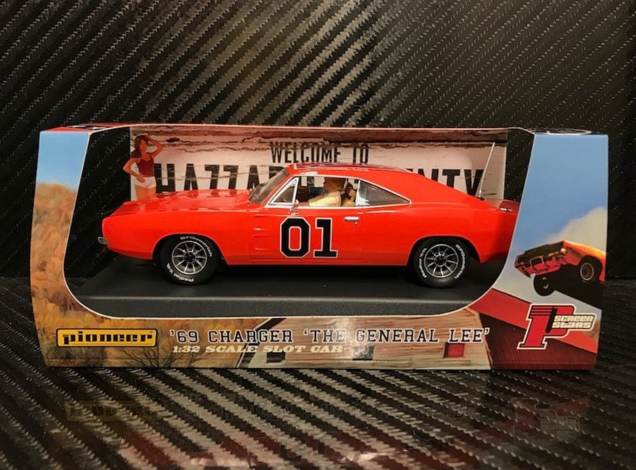 1:32 Scale General Lee Dodge Charger Pioneer Slot Cars