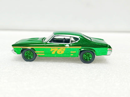WHOLESALE CASE 12 CARS 1:64 1968 Chevy Chevelle #76 Race Car New England Dukes Exclusive Greenlight PREORDER HOLIDAY 2025