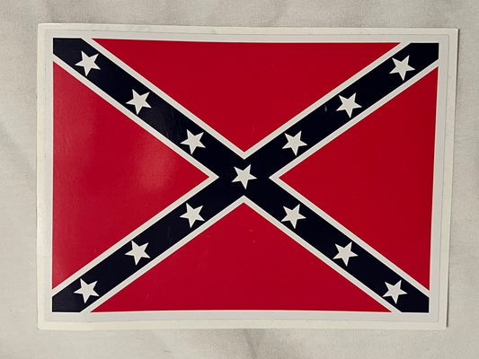 General Lee Rebel Flag 5.5x4in