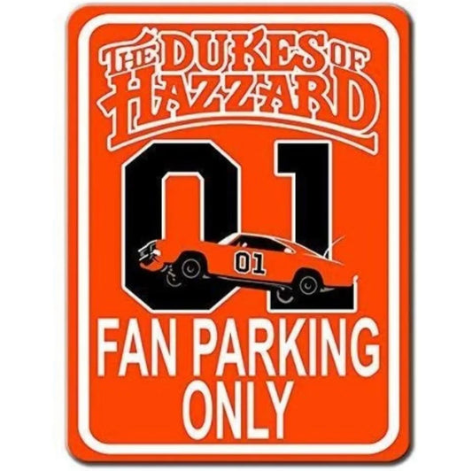 Dukes of Hazzard Fan Parkeerbord