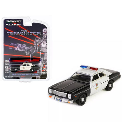 Schaal 1:64 1977 Dodge Monaco Metropolitan Police - The Terminator (1984)