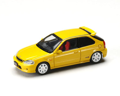 1:64 Honda Civic Type R (EK9) – Sunlight Yellow (JDM64) HOBBY JAPAN