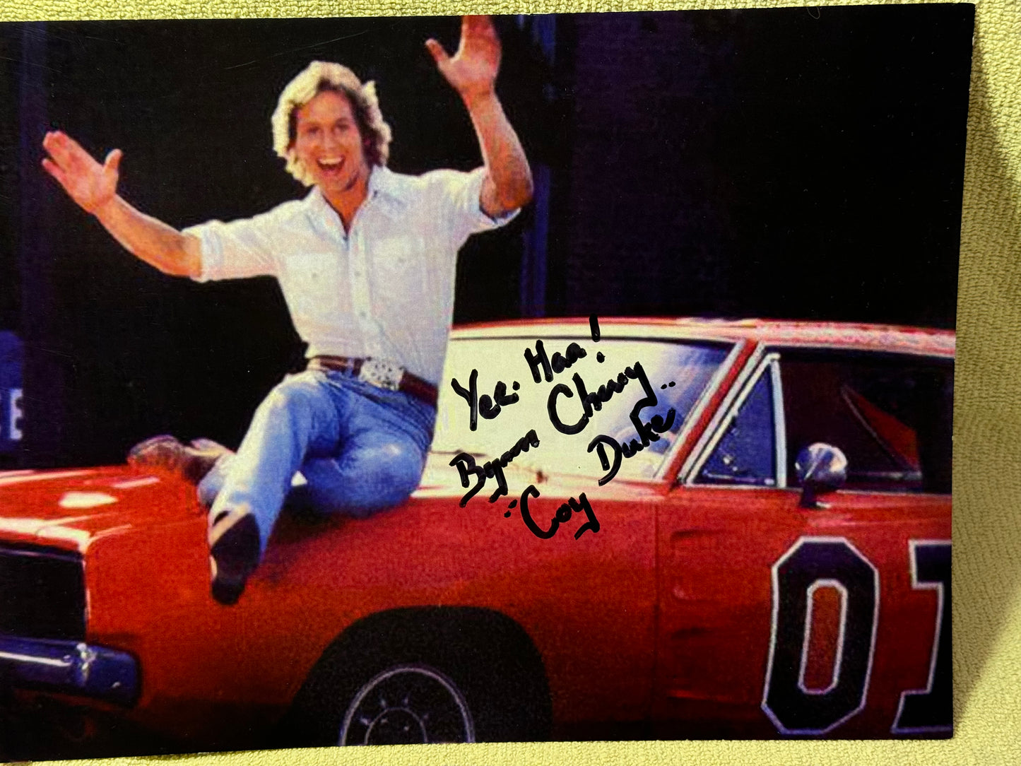 Byron Cherry “Coy Duke” Autographed Photo #02