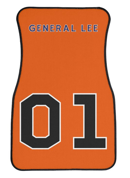 General Lee 01 Car/Truck Floormats Universal