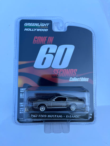 1:64 "Eleanor" - Aangepaste Ford Mustang uit 1967 - Weg in zestig seconden (2000)