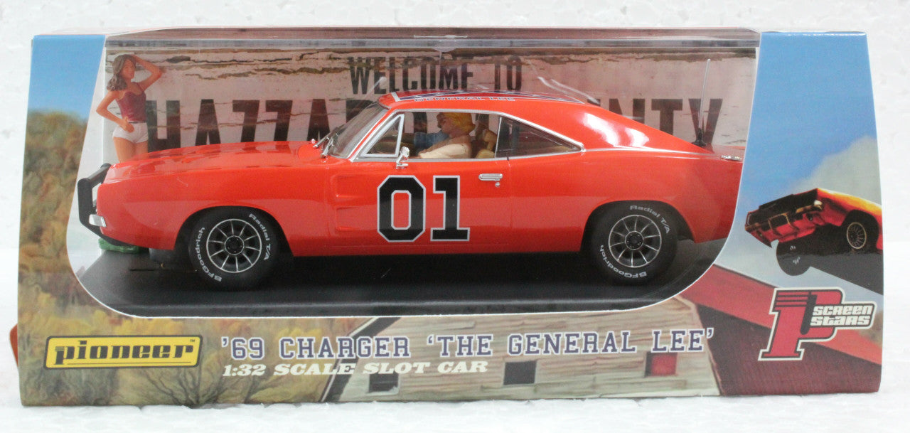 1:32 Scale General Lee Dodge Charger Pioneer Slot Cars