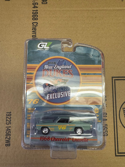 1:64 1968 Chevy Chevelle #76 Race Car New England Dukes Exclusive Greenlight