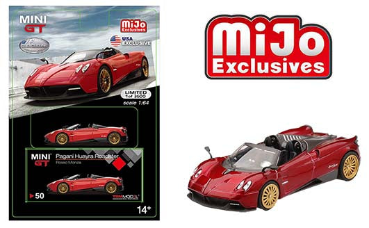 1:64 Mini GT Pagani Huayra Roadster (Red) (USA Exclusive) – MiJo Exclusives