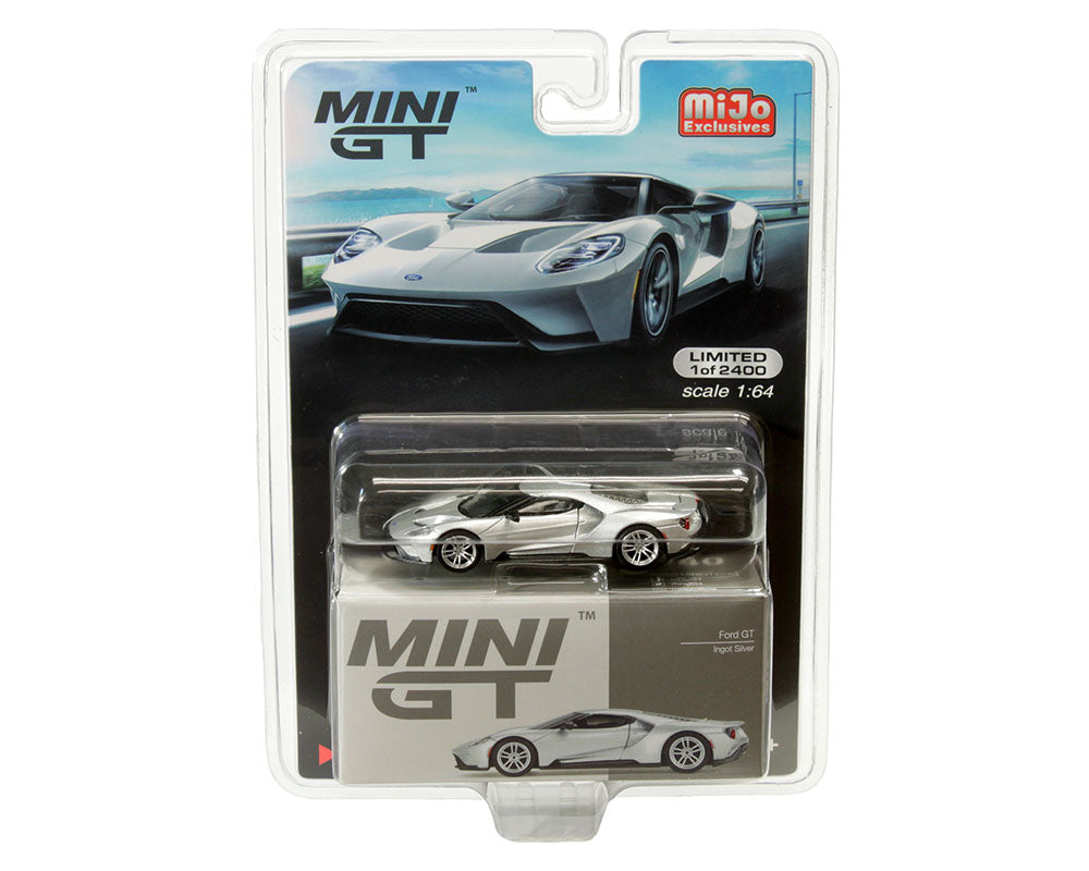 1:64 Mini GT Ford GT (Ingot Silver)(LHD) – MiJo Exclusives limited to 2400 pieces