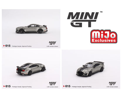 1:64 Mini GT Shelby GT500 SE Widebody – Pepper Gray Metallic – Mijo Exclusives