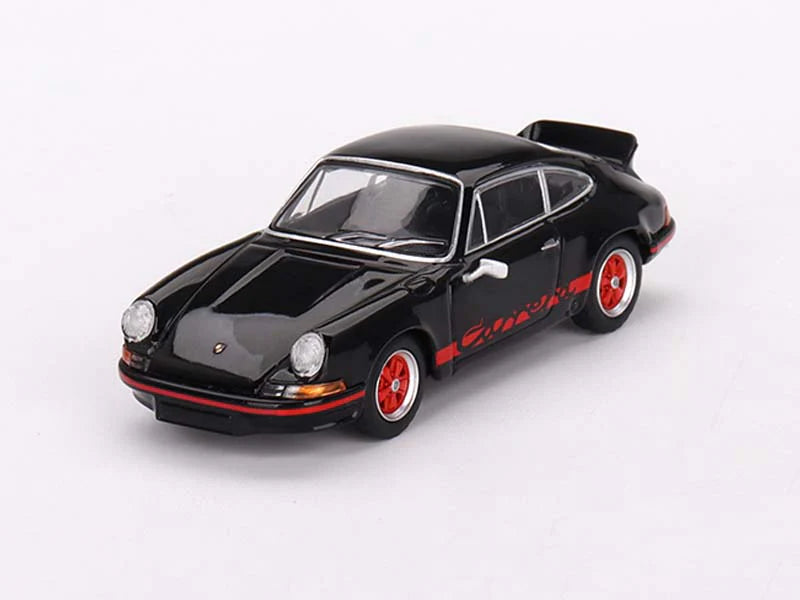 1:64 Mini GT Porsche 911 Carrera RS 2.7 Black with Red Livery – MiJo Exclusives