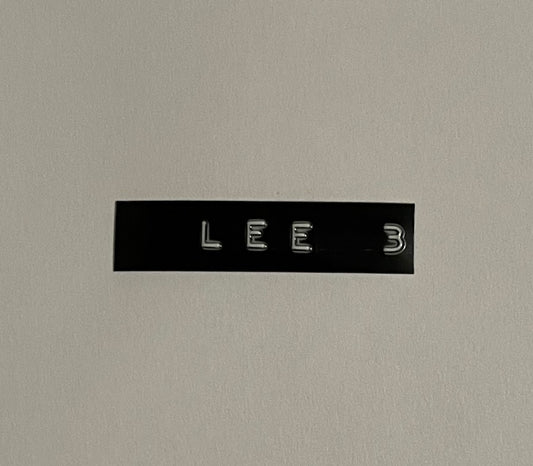 LEE 3 Dashpad Decal