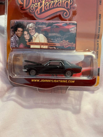1:64 Black Tillie II 1967 Ford Mustang Johnny Lightning Series 4 NOS