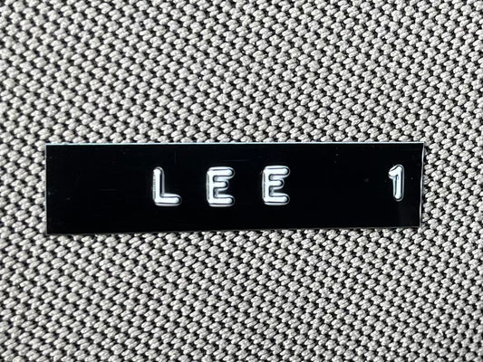 LEE 1 Dashpad Decal